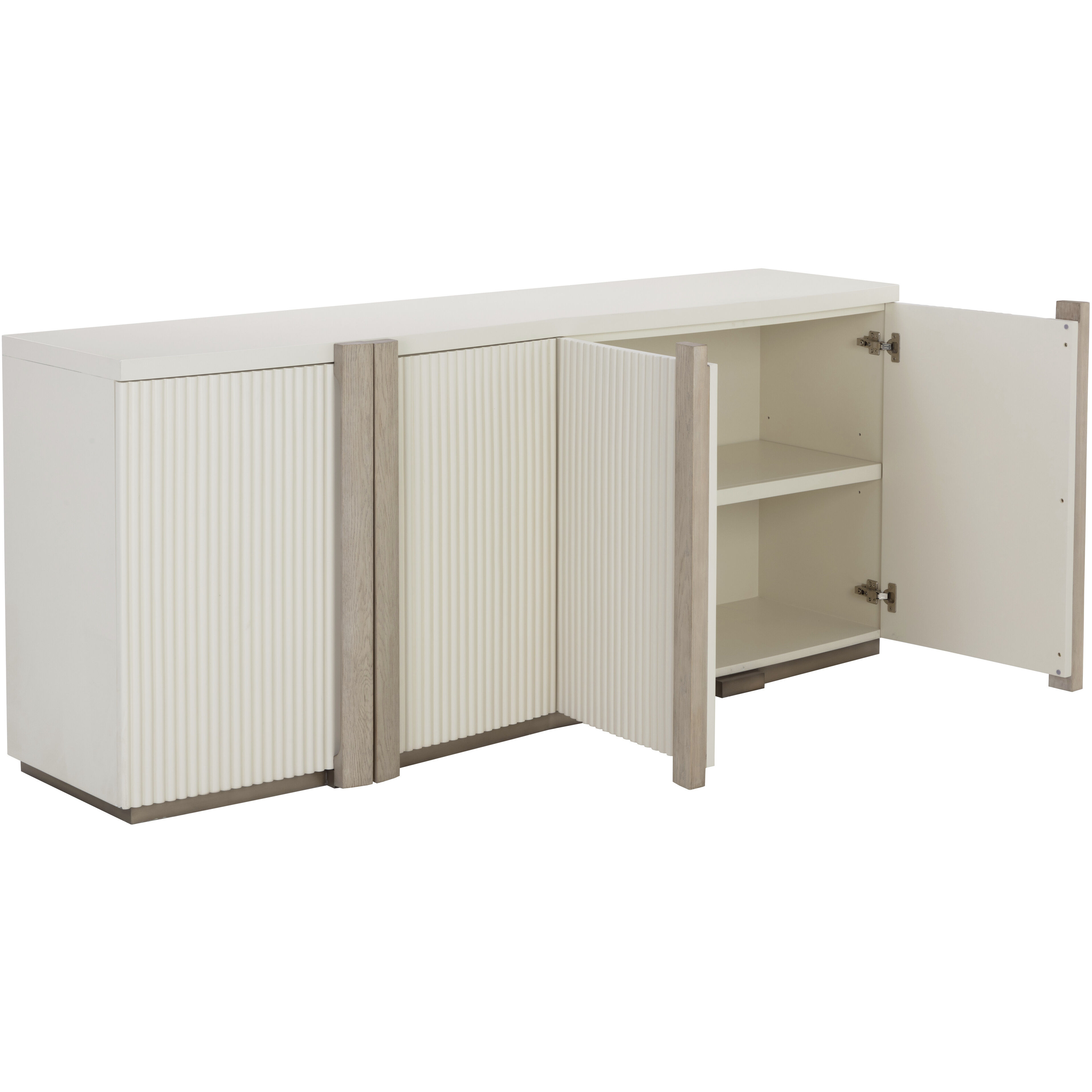 Venetta 75 X 19.5 inch Cream / Warm Brass Sideboard